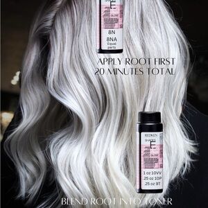 6 products- Redken Shades EQ Hair Toner - Silver Blonde & Processing Solution